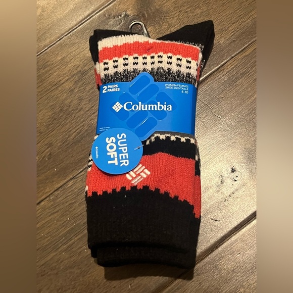 Columbia Super Soft Women’s Crew Socks Sizes 4-10 - Picture 1 of 2